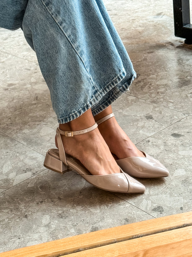 Mia Heels Puntal Tacón mini Nude