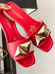 Malta Red Sandals