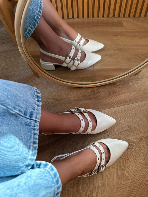 Mia Heels Rocket Pulsera Tacón mini Ivory