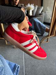 Sporty Red Sneakers