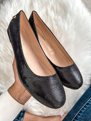 Office Bold Black Flats