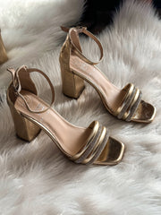 Ivy Gold Heels