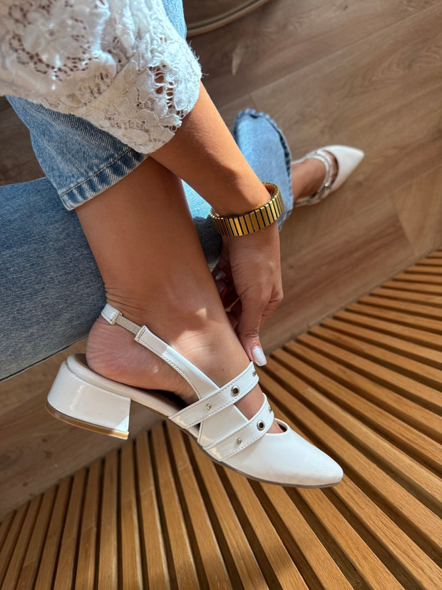 Mia Heels Rocket Pulsera Tacón mini Ivory