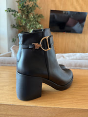 Sevilla Negro Tipo Piel Boots