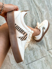 Bianchi White Zebra Sneakers