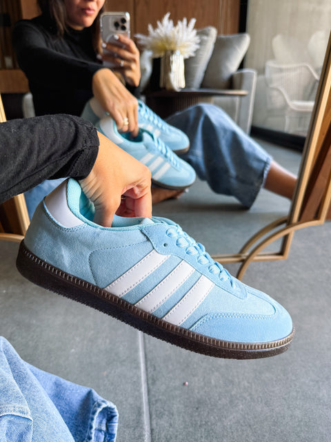 Sporty Blue Sky Sneakers