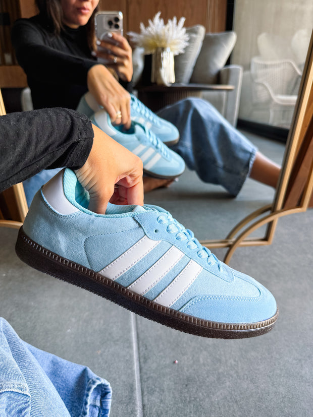 Sporty Blue Sky Sneakers