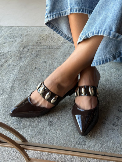 Dakota Café Charol Mules