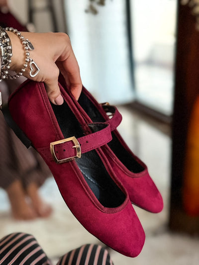 Mary Jane Ruby Velvet