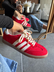 Sporty Red Sneakers