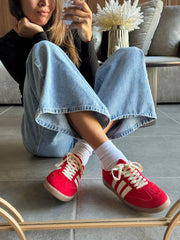 Sporty Red Sneakers