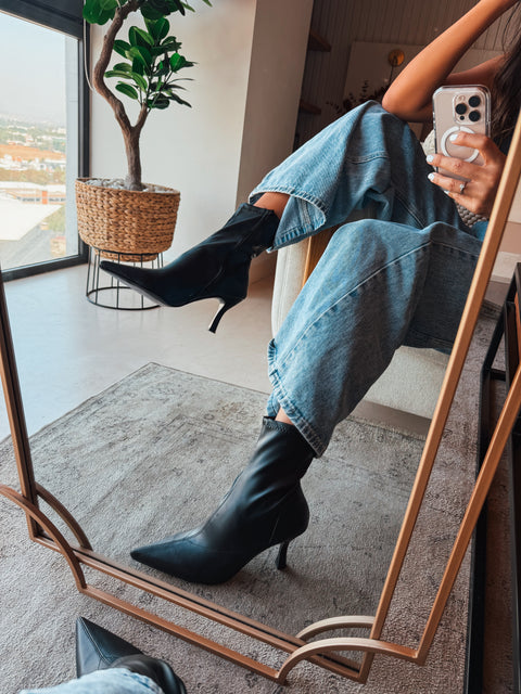 Allie Licra Black Boots