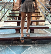 Aloha Comfy Black Gold Sandals