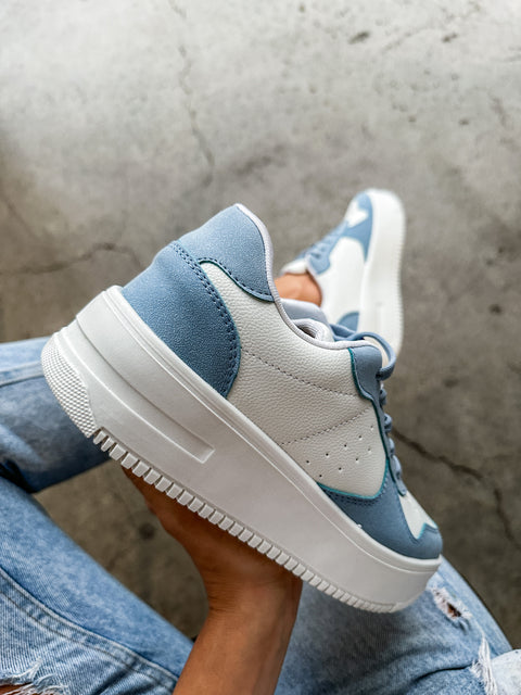 Japan Soft Blue Sneakers