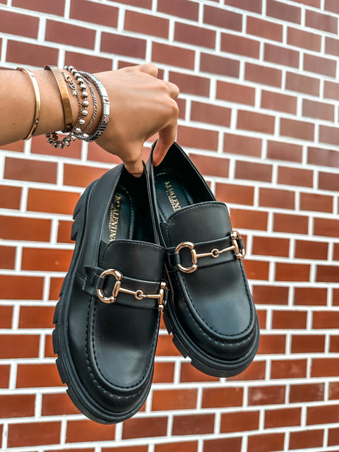 St Tome Mocasines Black