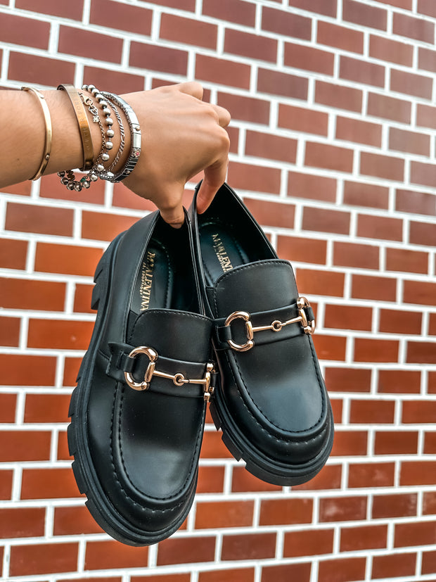 St Tome Mocasines Black