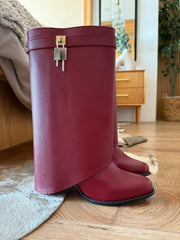 Short Belt Padlock Rojo