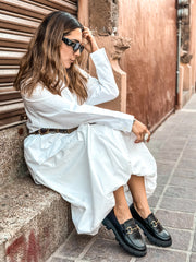 St Tome Mocasines Black