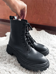 Boston Combat Black Boots
