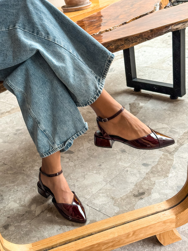 Mia Heels Puntal Tacón mini Vino