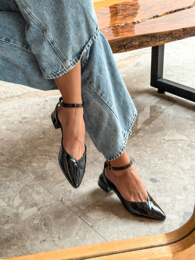 Mia Heels Puntal Tacón mini Negro