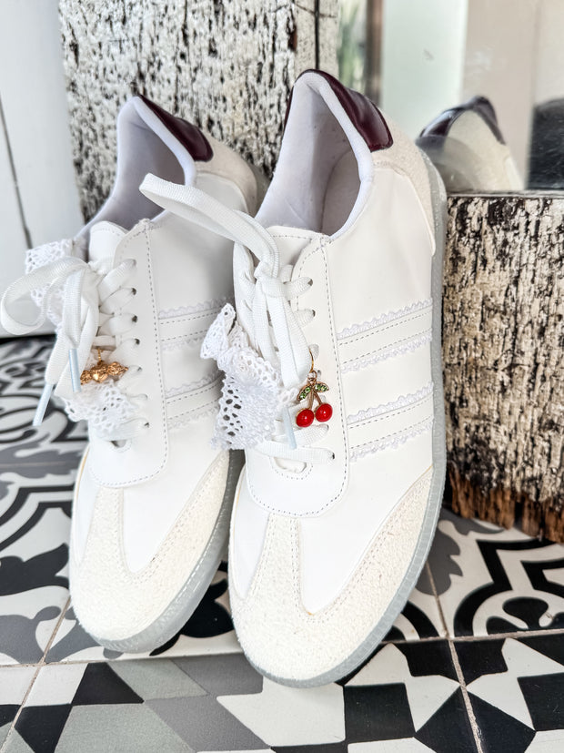 Zebra Litte Cherry Charms Sneakers