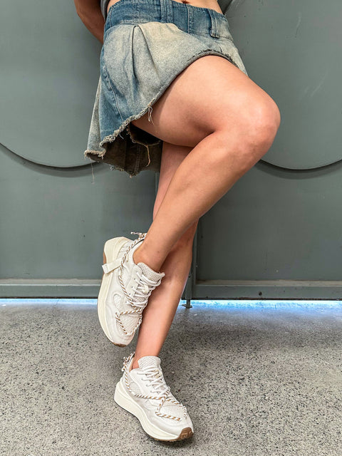 Terry Ivory Sneakers