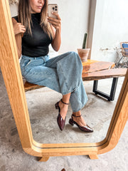 Mia Heels Puntal Tacón mini Vino