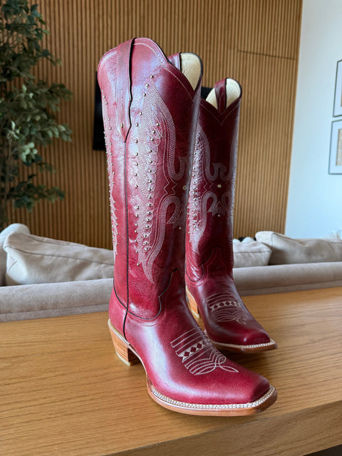 Texas Eagle Boots de Piel Roja