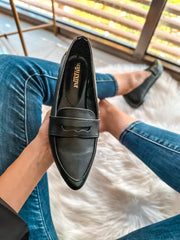 Gia Classy Black Flats