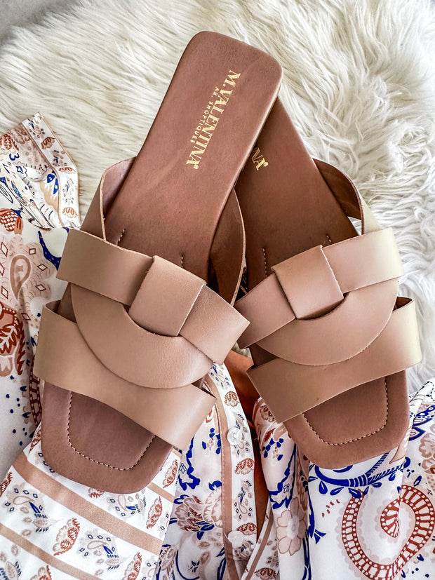 Lizzie Nude Sandals