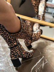 Leopard Luxe High Boots