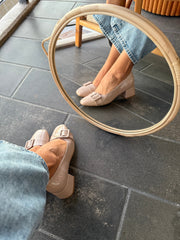 Abba mini Tacón Nude