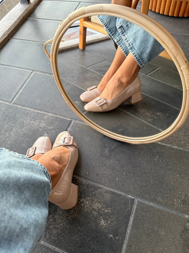 Abba mini Tacón Nude