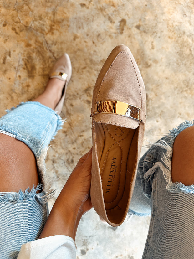 Bali Gold Nude Flats