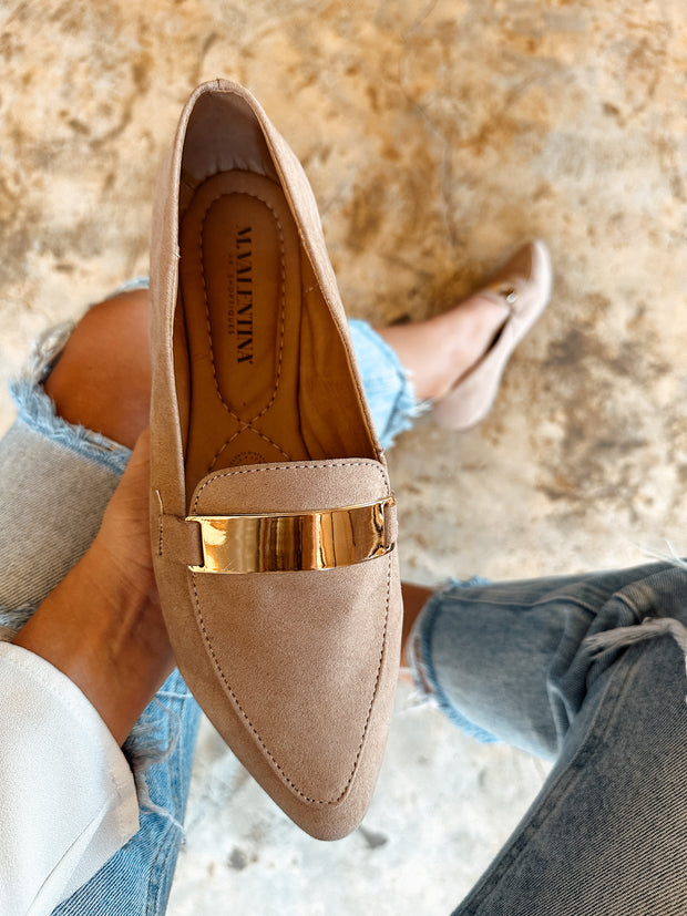 Bali Gold Nude Flats