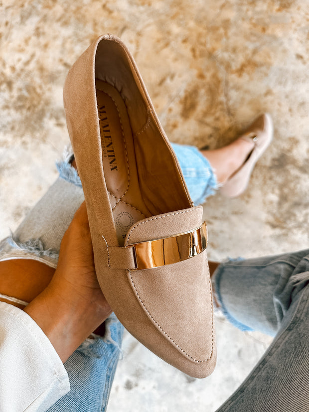 Bali Gold Nude Flats