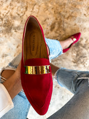 Bali Gold Red Flats