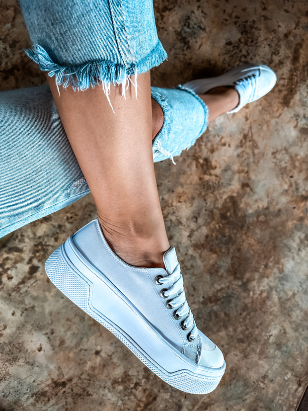 Half Tip White Sneakers