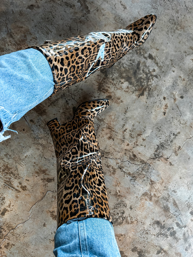 Valle Long Leopard Boots