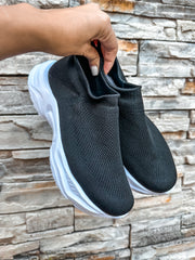 Comfy Black Sneakers