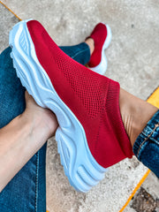 Comfy Red Sneakers