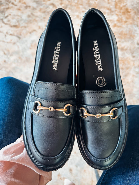 St Patrick New Black Loafers