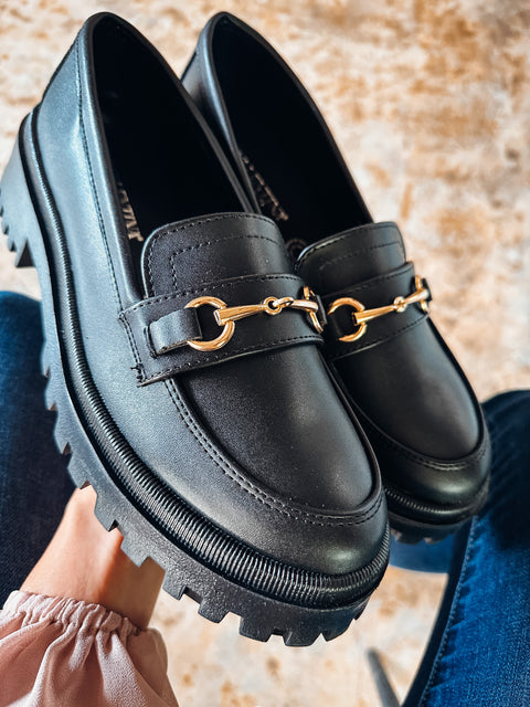 St Patrick New Black Loafers