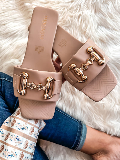 Palm Complicated Nude Sandals