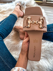 Palm Complicated Nude Sandals