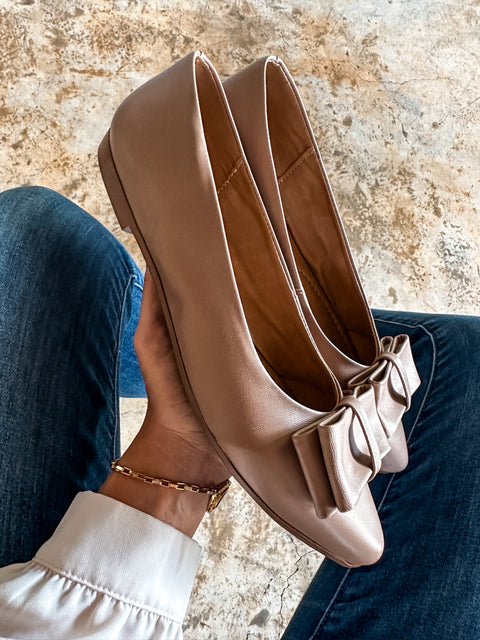 Paris Knot Nude Flats