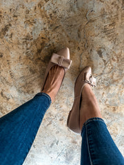 Paris Knot Nude Flats