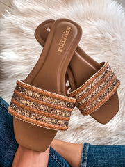 Aloha Brown Yute Sandals