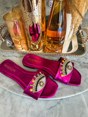 Palm Eye Fiusha Metallic Sandals